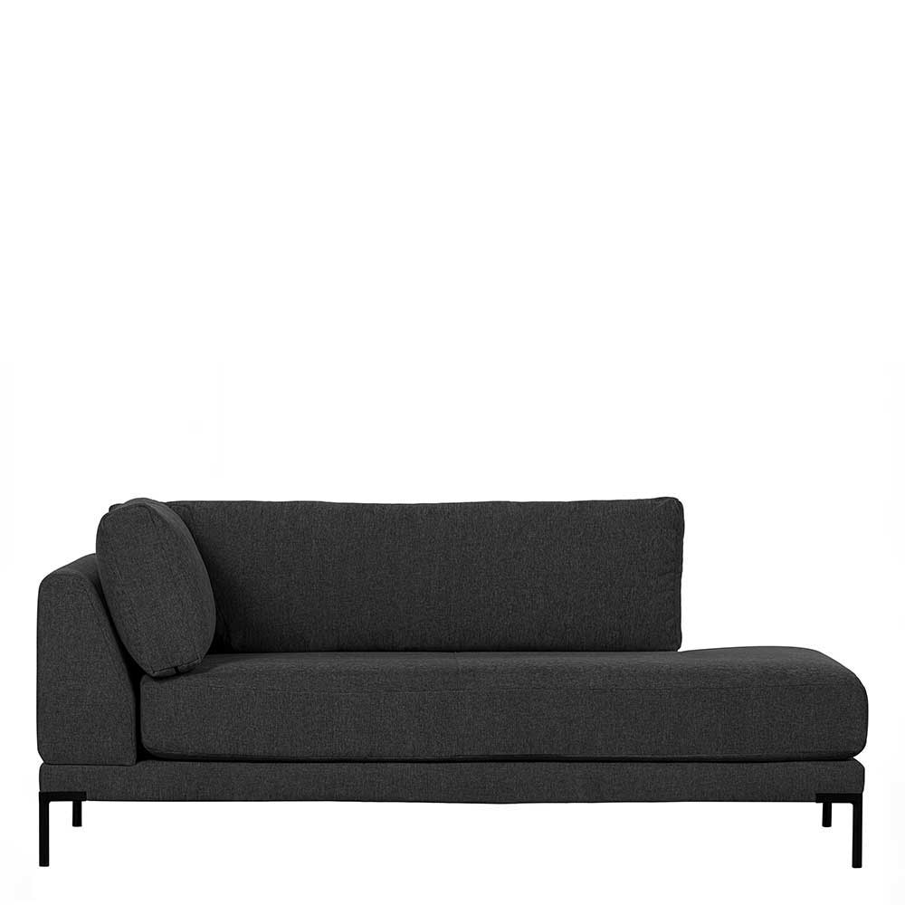 Dunkelgraues Lounge Element links - Marietta