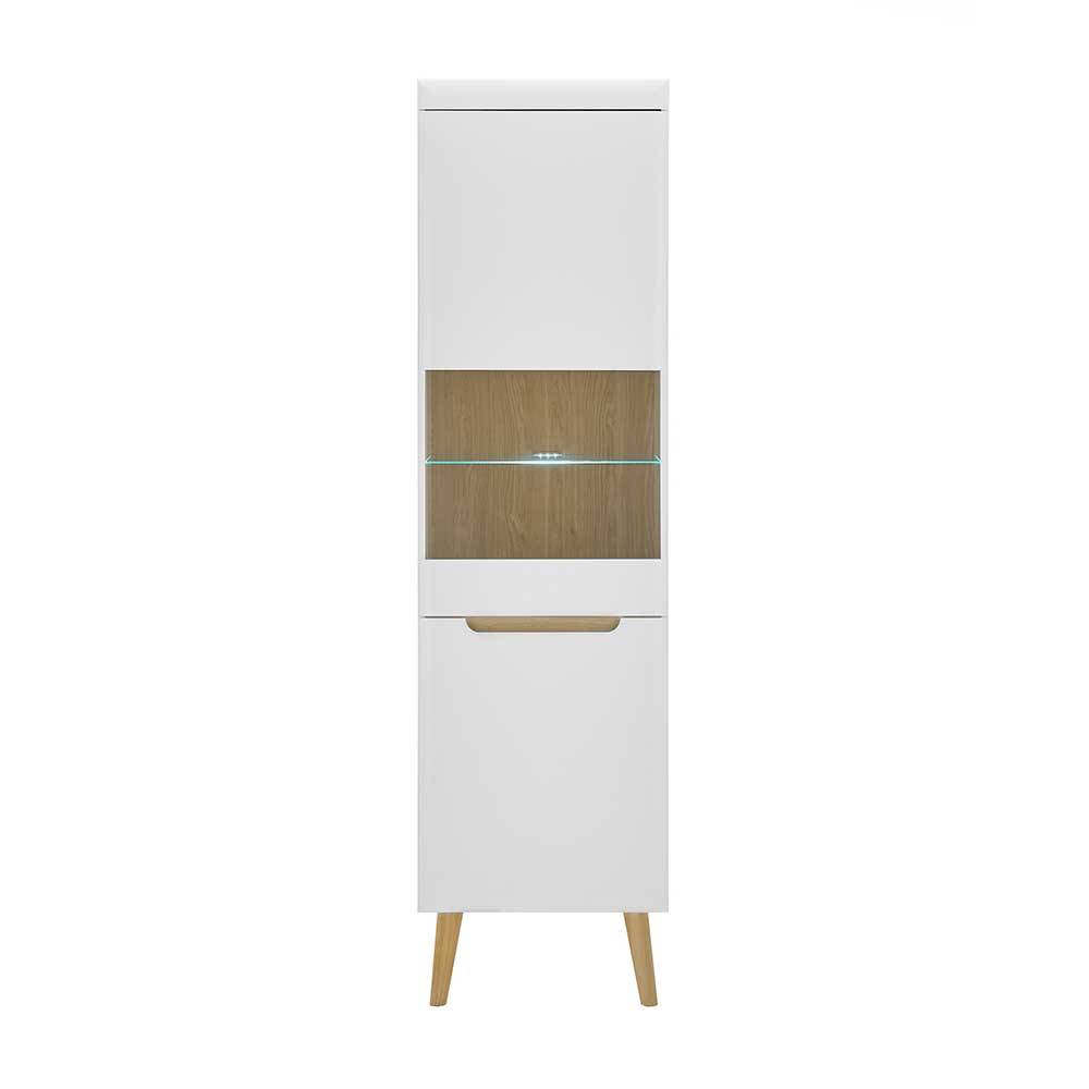 Wohnzimmer Schrankset im Skandi Design - Ginko (vierteilig)