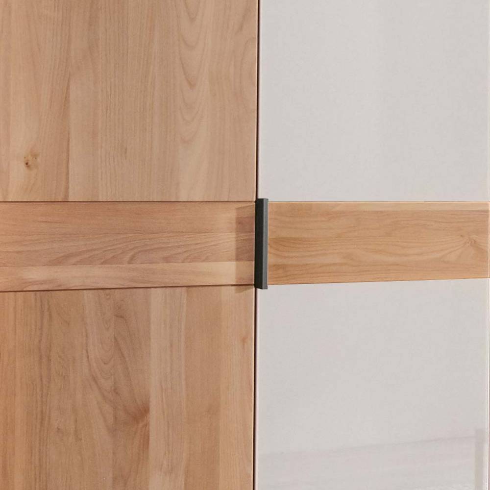 5-türiger Kleiderschrank in Erle teilmassiv - Dilacco