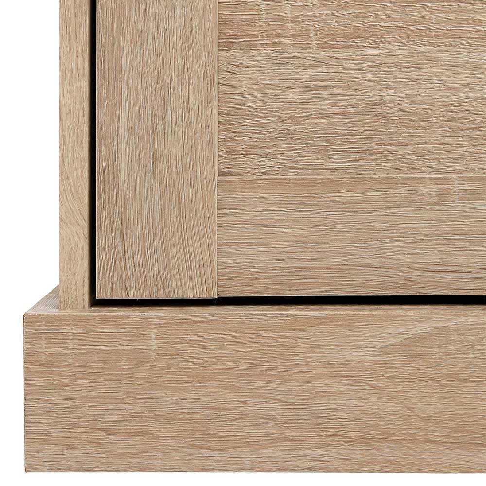 75x80x35 Dielenkommode in Holznachbildung Eiche - Onjedda