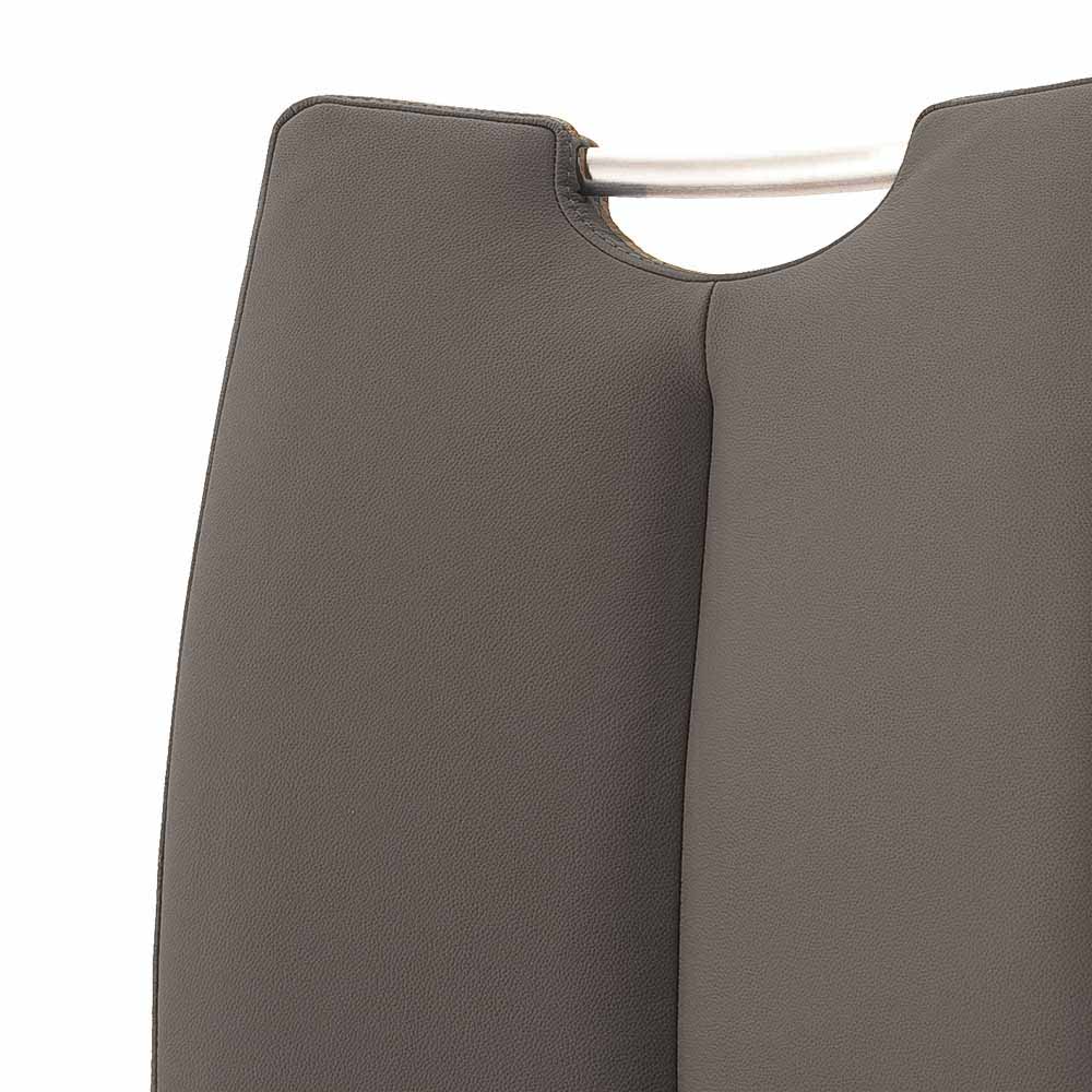 Polsterstuhl mit hoher Lehne - Lora (2er Set)