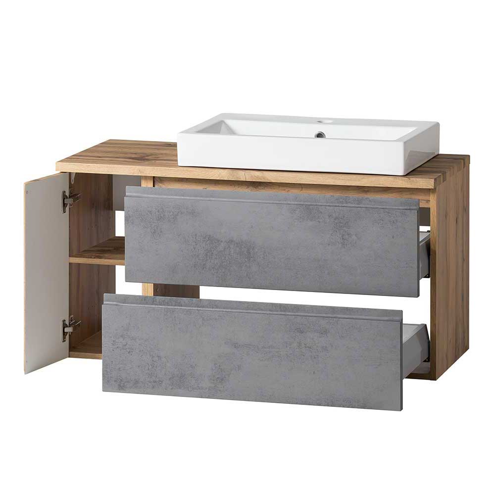 Waschtisch Kombination 105 cm breit - Mia (zweiteilig)
