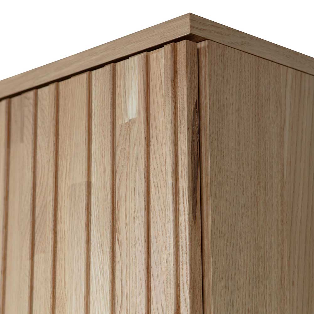 2-türiger Schrank in Eiche & Schwarz - Banyo
