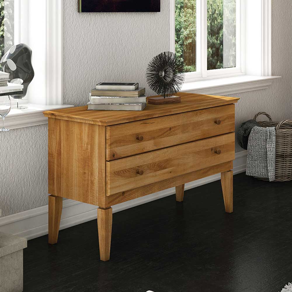 Schlafzimmer Kommode Masdamos aus Wildeiche Massivholz
