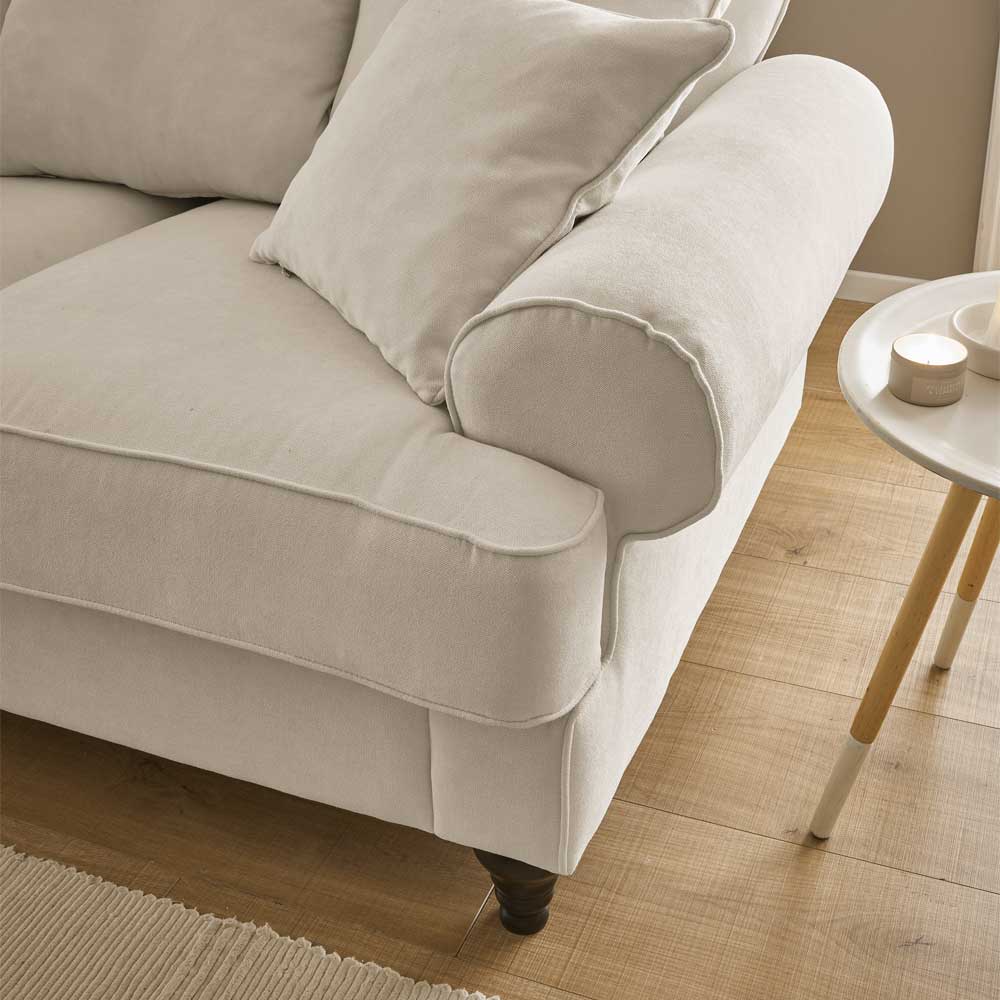 Dreisitzer Sofa im Vintage Landhaus Look - Merandes
