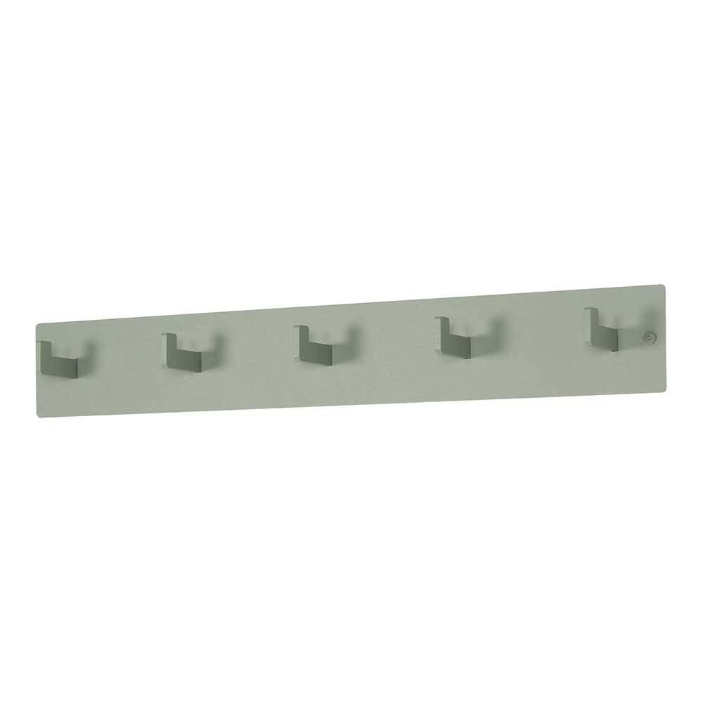 Modern-minimalistische Wandgarderobe in Graugrün - Mecia