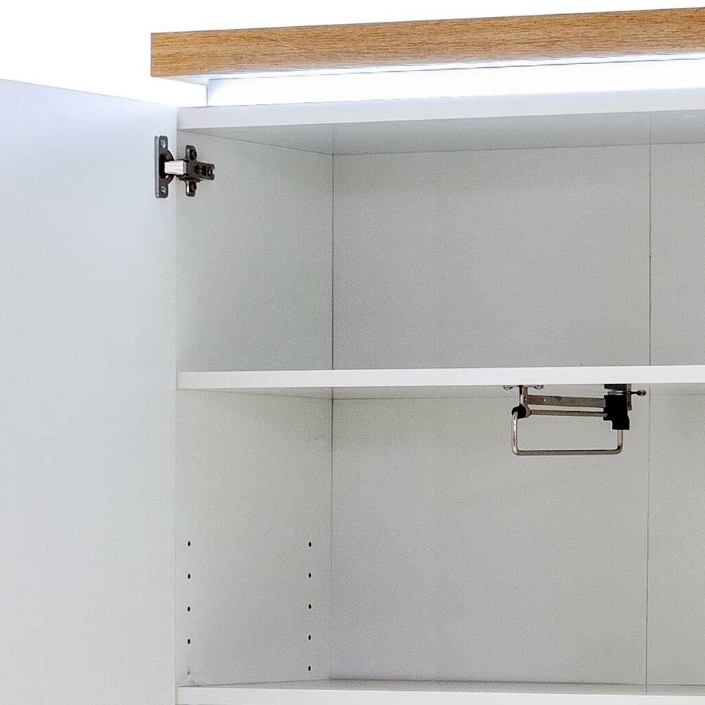 2-türiger Dielenschrank mit Spiegel - Nusenia
