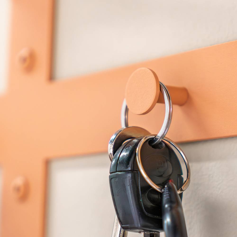 Hakenleiste Garderobe in Terracotta - Tampar