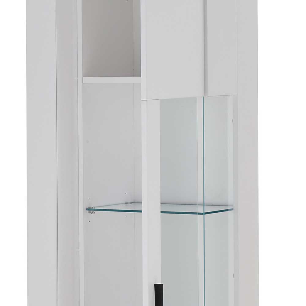 Schmaler Vitrinenschrank mit LED Beleuchtung - Tirol