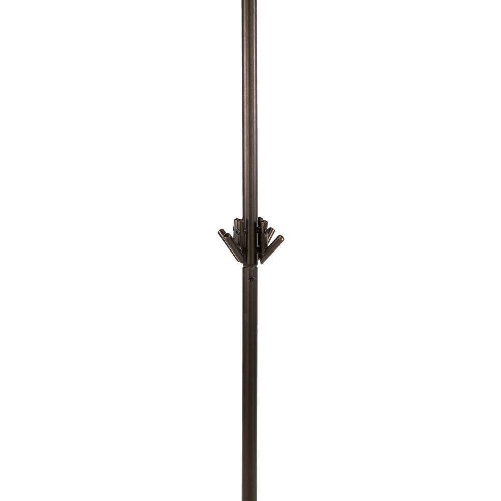 Standgarderobe in Bronze mit praktischen Haken im mittleren Bereich für Taschen und Schals – Bogor