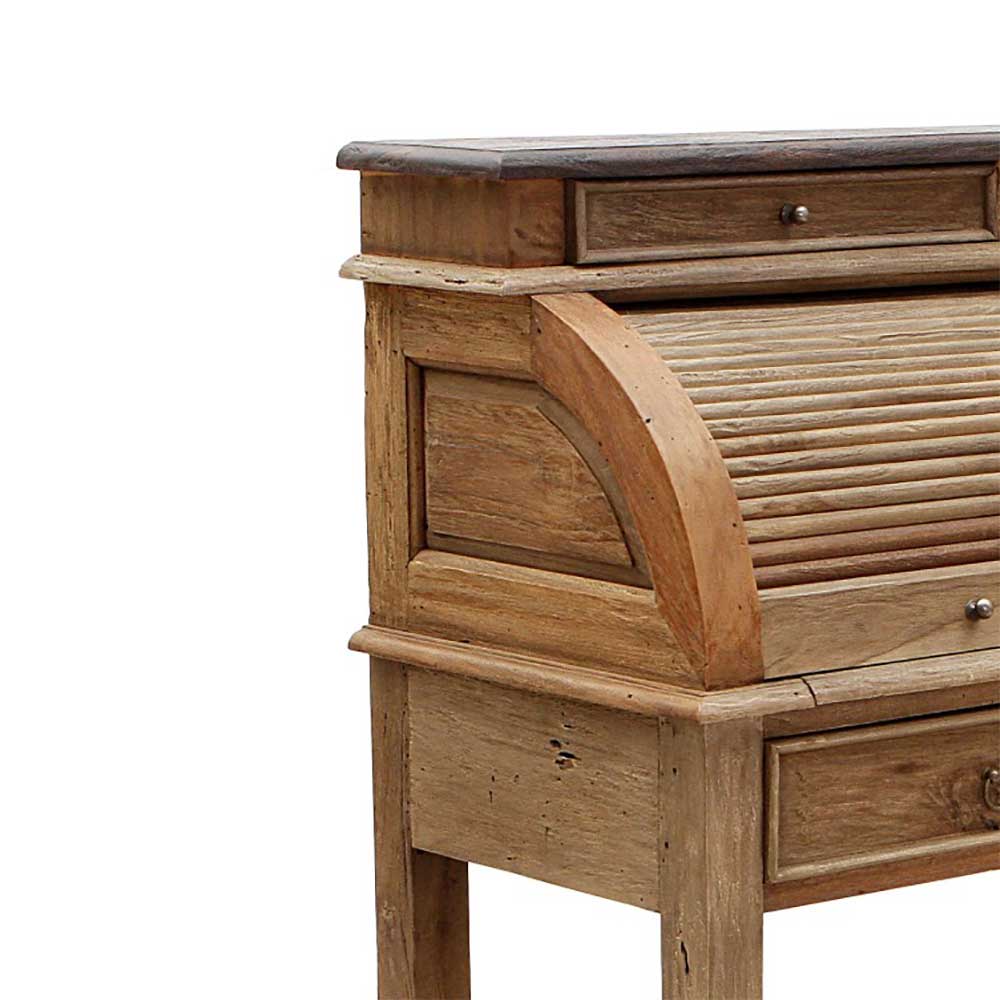 Landhaus Schreibsekretär Mangato aus Teak Recyclingholz