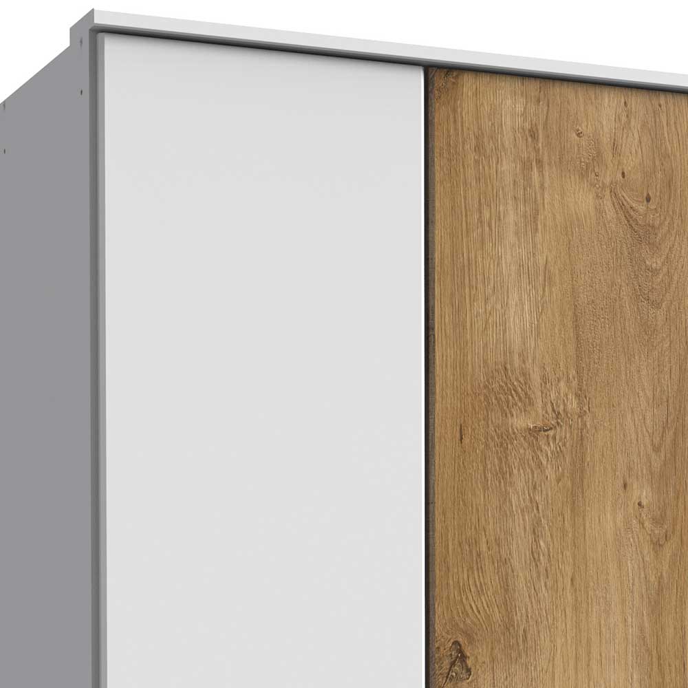 Schlafzimmerschrank 4-türig & drei Schubladen - Calassina