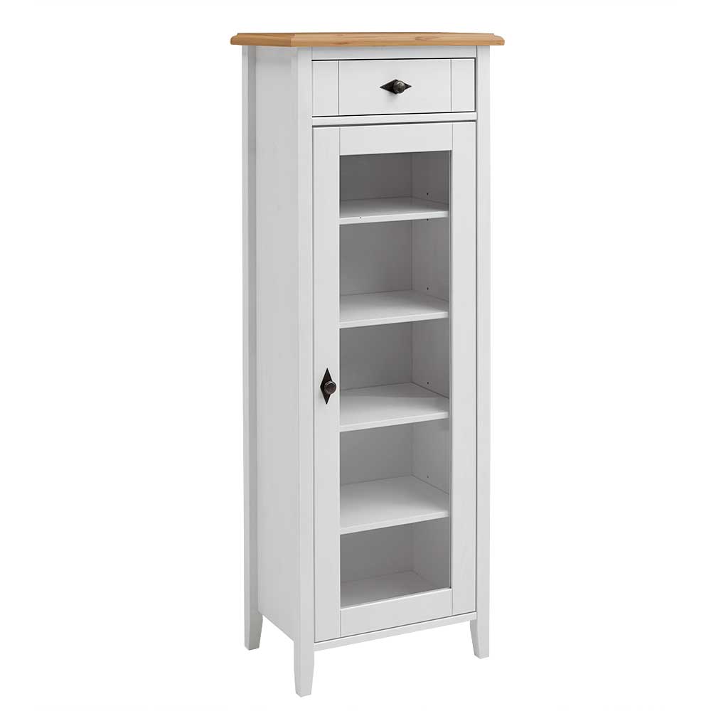 Badschrank mit Glastür im Landhausstil - Sibiuta
