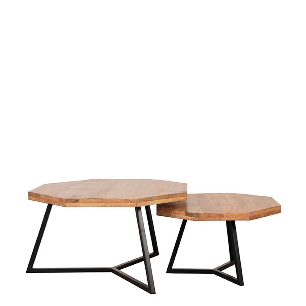 Couchtisch Duo achteckig - Luzian (zweiteilig)