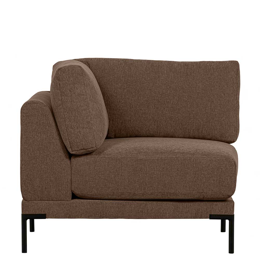 Couchmodul Eckelement in Braun - Ravonia