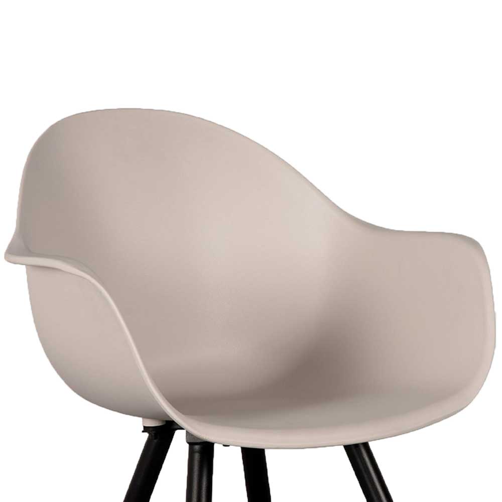 Schalenstühle in Beige - Ruffos (2er Set)