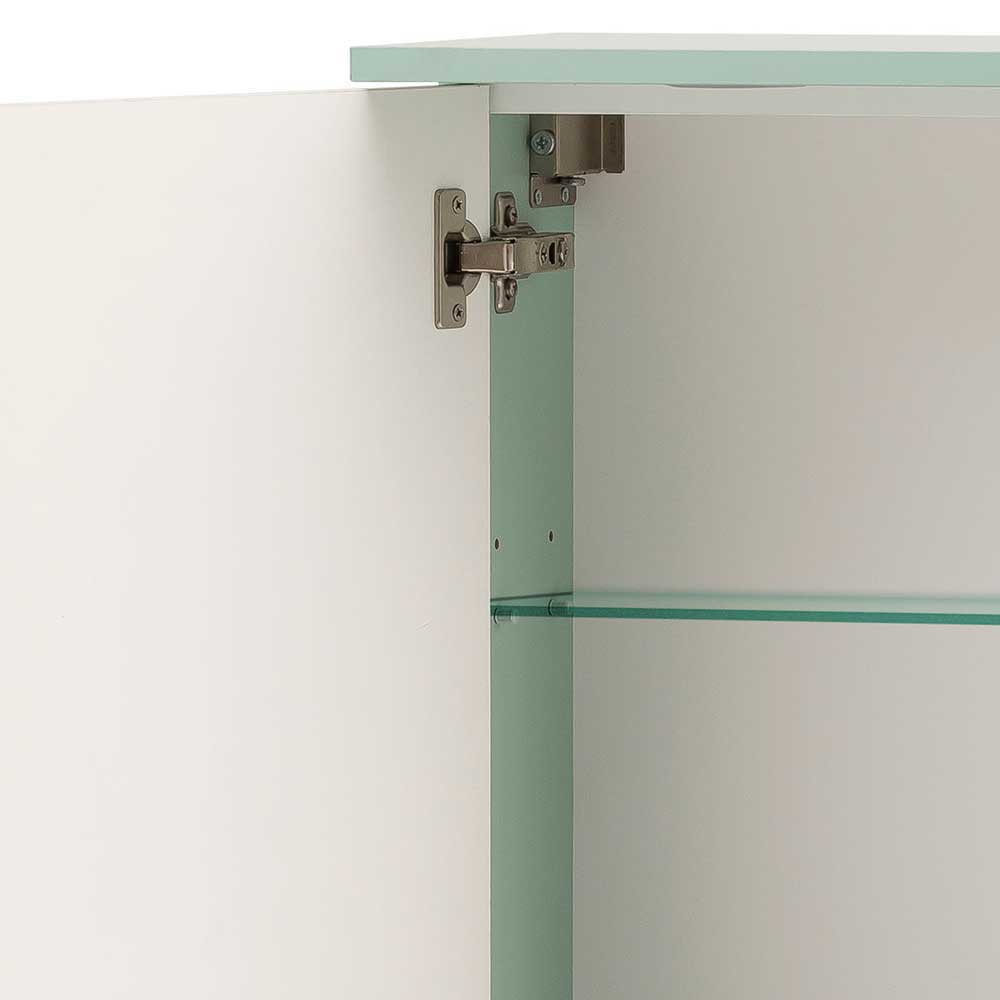 Set Badschränke in Mint Grün & Gold - Aparcian (dreiteilig)