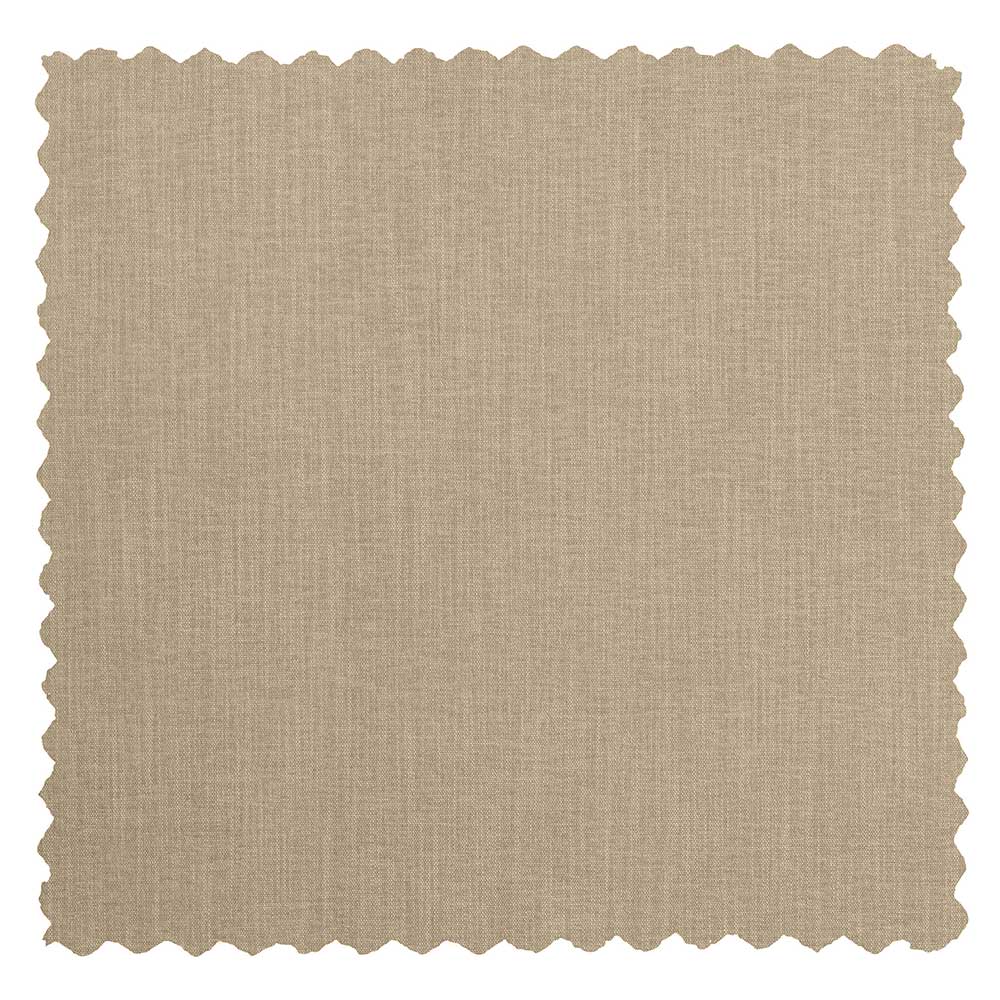 Wohnzimmercouch in Beige Stoffbezug - Alveria