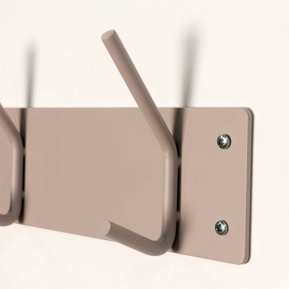 Garderobe Hakenleiste in Taupe - Simorica