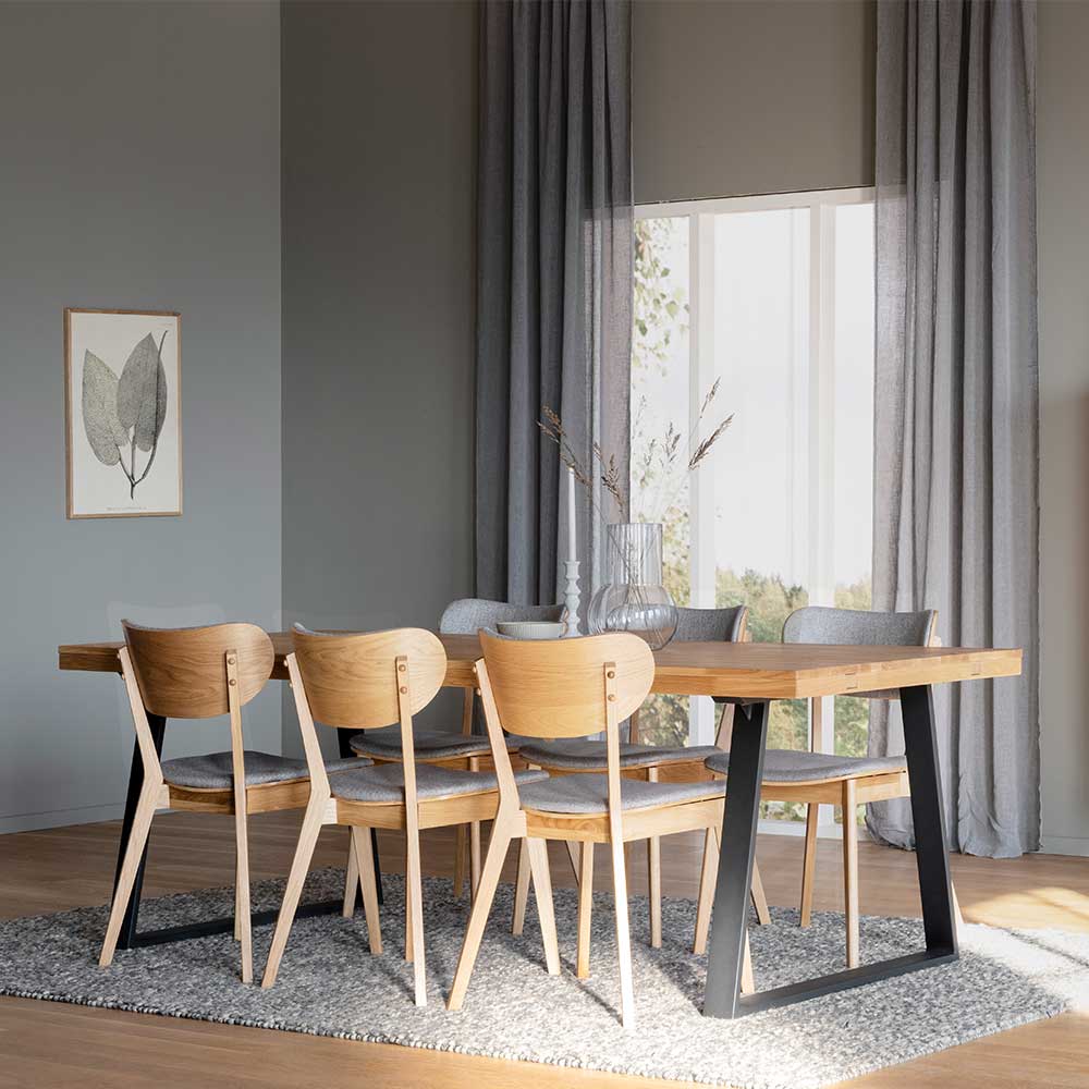Moderner Industrial Tisch mit Bügelgestell - Rave