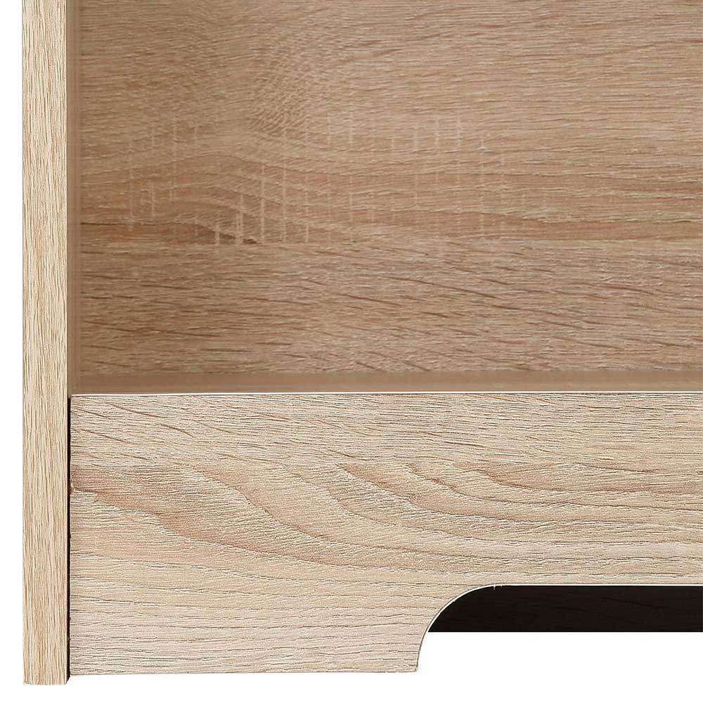 75x115x30 Bücherregal in Eichefarben Dekor - Rienva
