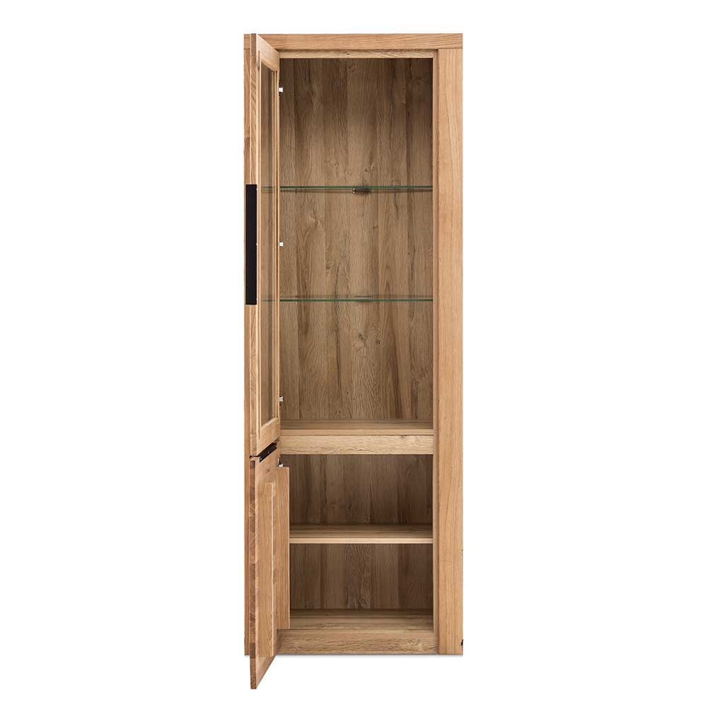 Wohnzimmer Anbauwand teilmassiv - Nelenia (vierteilig)