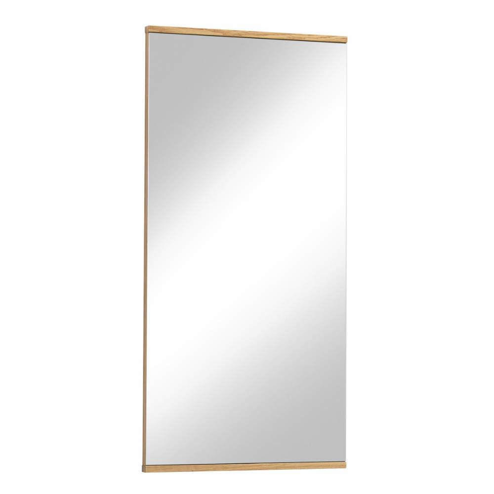 41x82cm Spiegel mit Balkeneiche Massivholz - Saniela