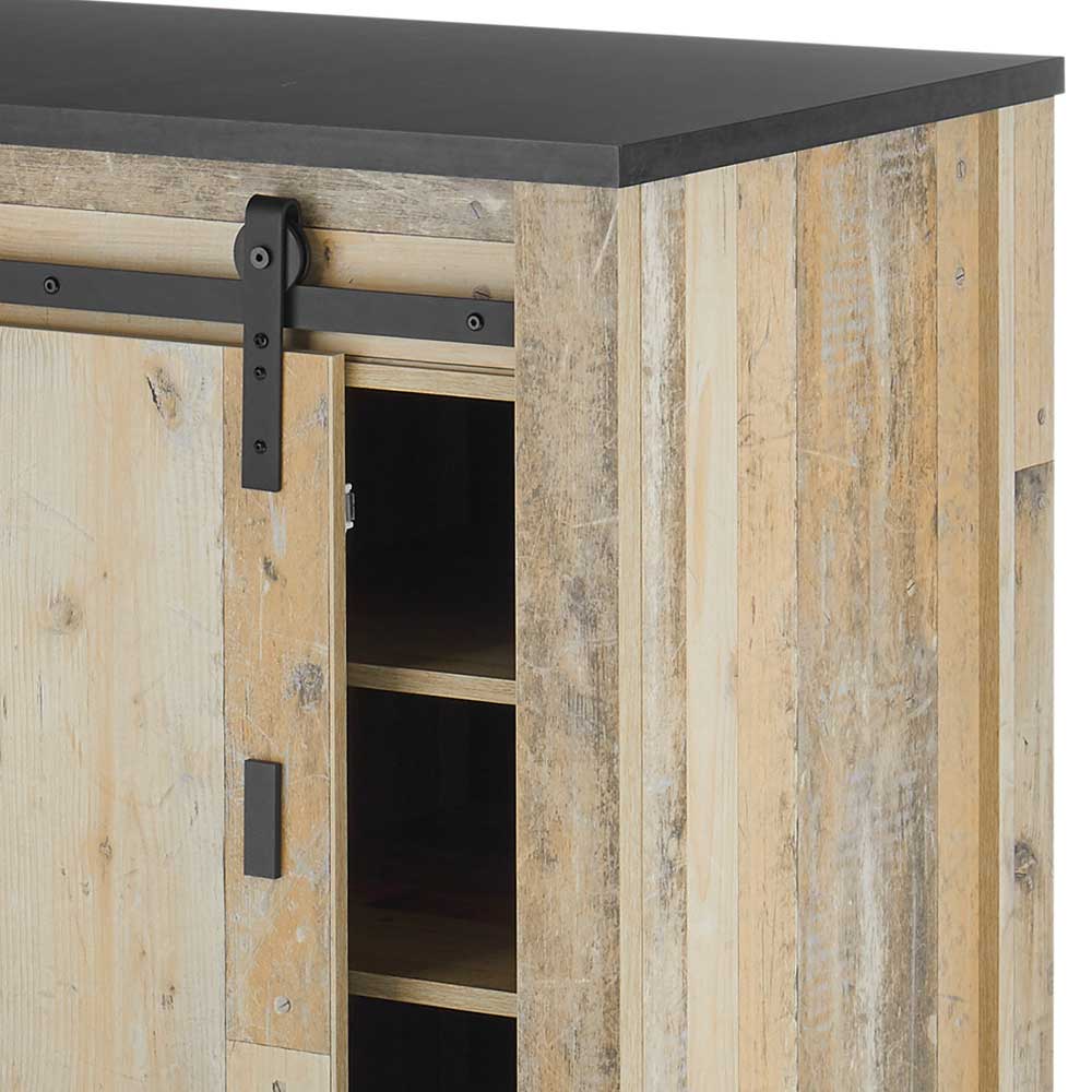 161x93x64 Küche Anrichte in Holz verwittert - Garisa