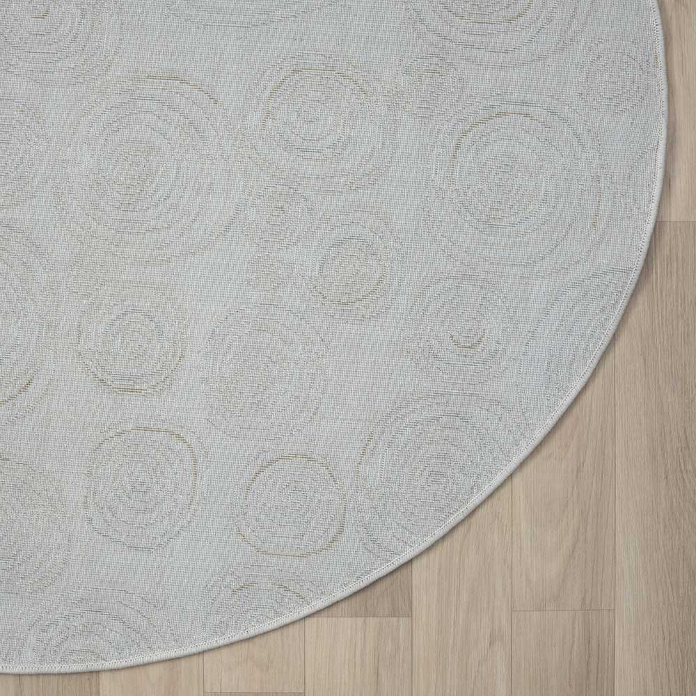 Runder Teppich mit Spiralmuster - Sesedra
