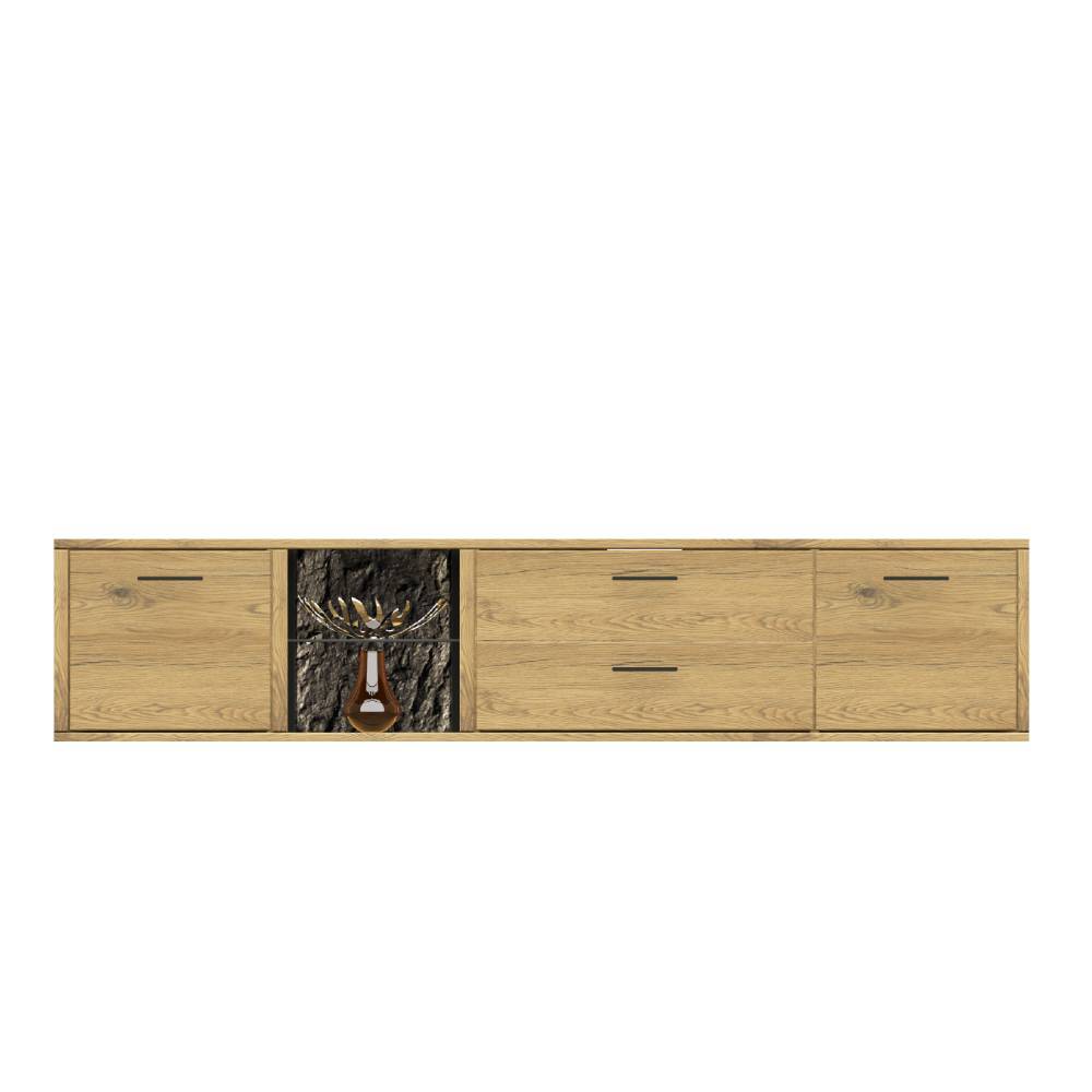 Design-TV-Anbauwand Set - Friburgo (dreiteilig)