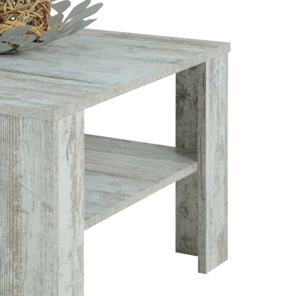 68x68 Quadrat Sofatisch Vintage Eiche - Kasaryn