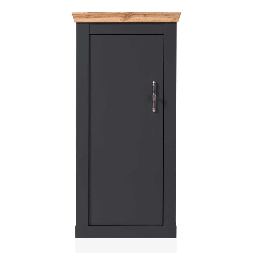 72x146x38 cm 1-türiger Landhausschrank modern - Lionel