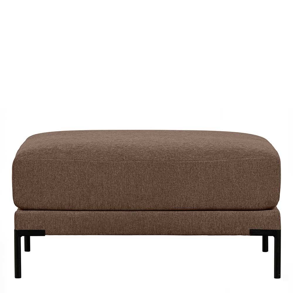 Brauner Polsterhocker 100x44x100 cm - Ravonia