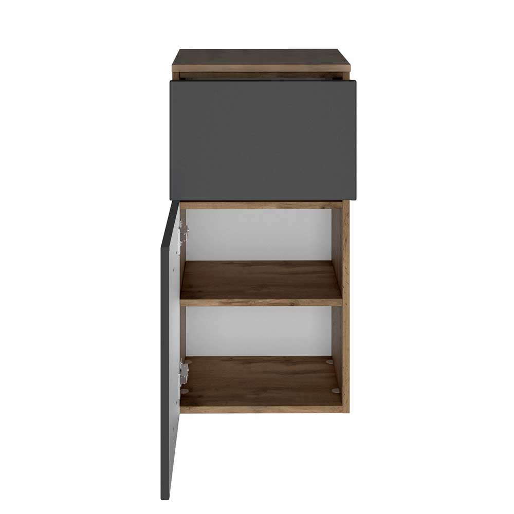 40x84x35 Badezimmer Schrank zweifarbig - Athrin