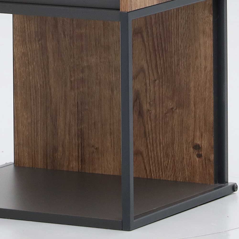 45x156x38 Regal mit Schrankfach Industrial - Xindus