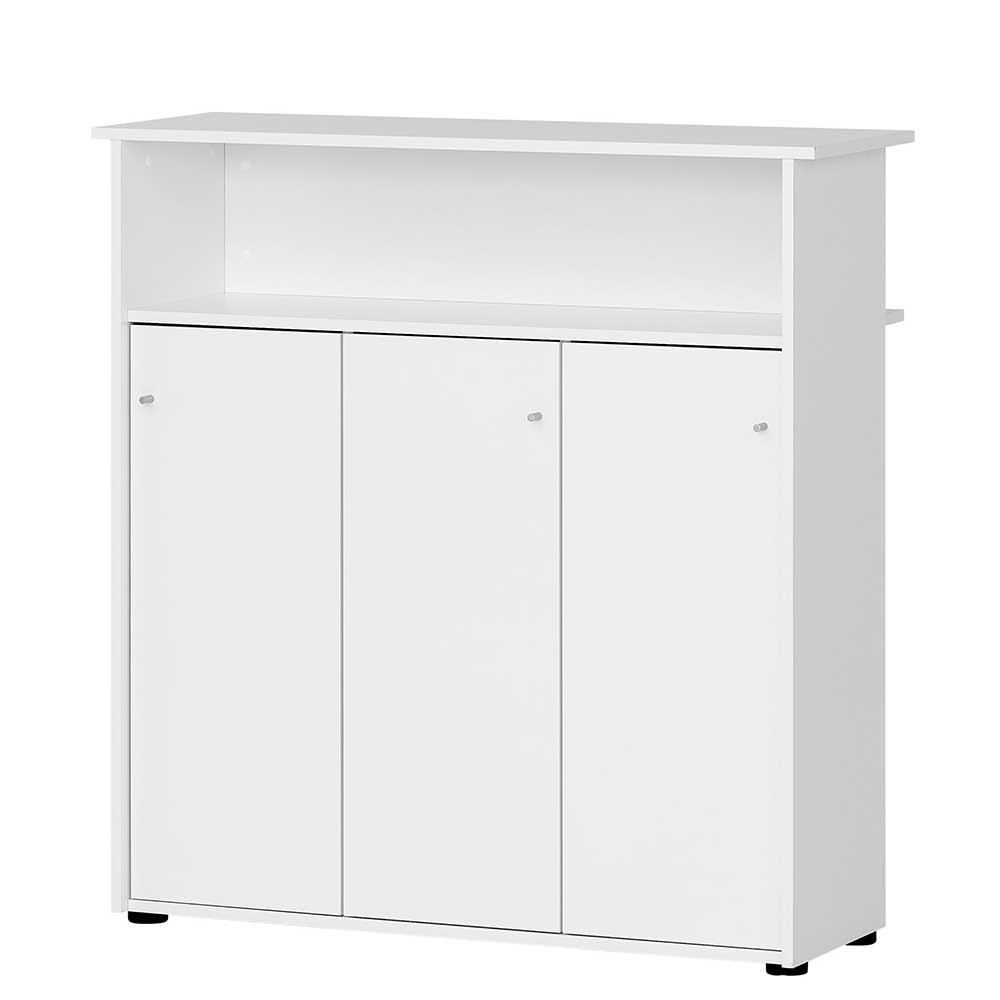107x111x44 Office Tresen Theke in Weiß - Empire