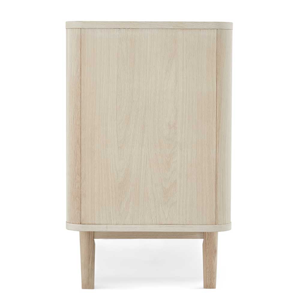 Scandi Chic Sideboard in Eiche Weiß - Rosanna