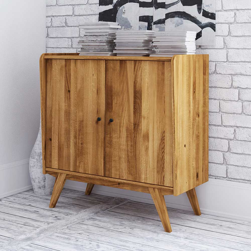 Massive Türen-Kommode im Mid Century Stil - Hardus