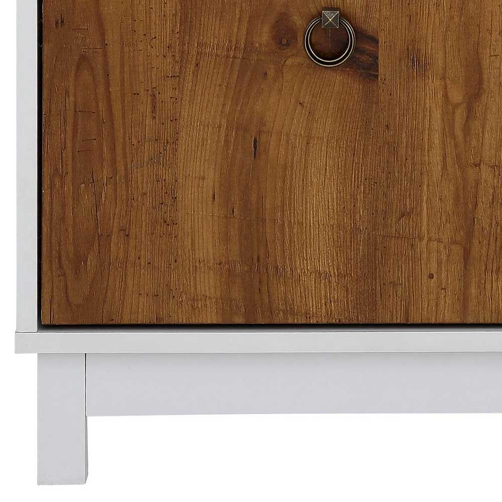 92x46x45 Landhaus Flurbank mit zwei Türen - Efalias