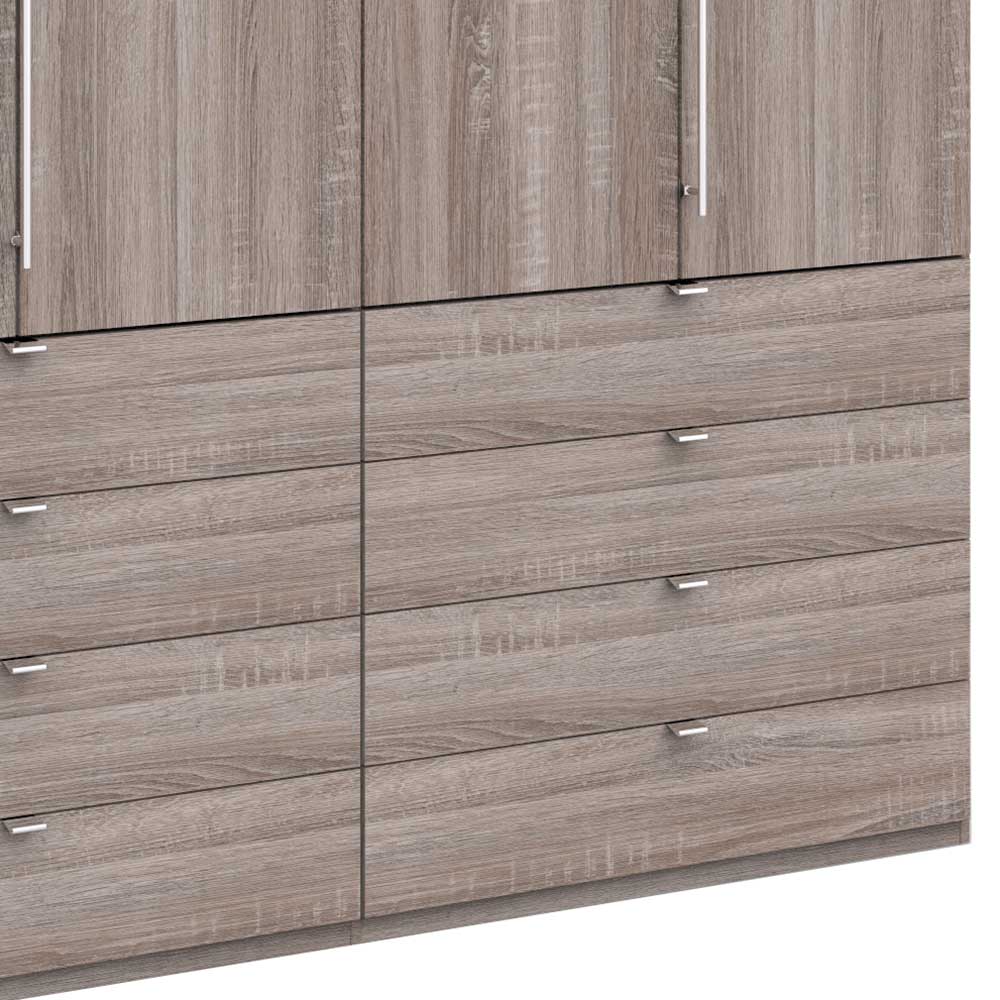 Kombi-Falttürenschrank mit acht Schubladen - Crenba