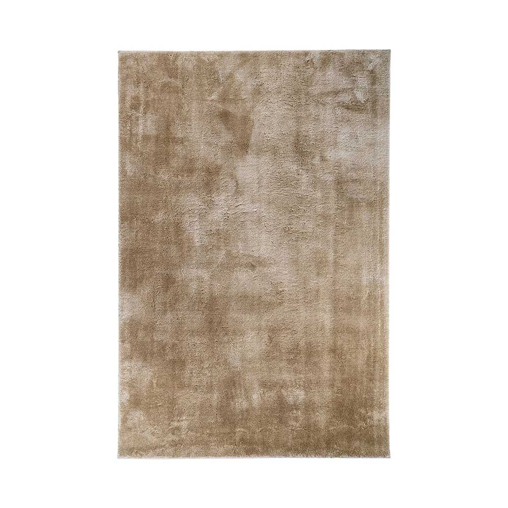 Hochfloriger Teppich in Beige - Flaktema