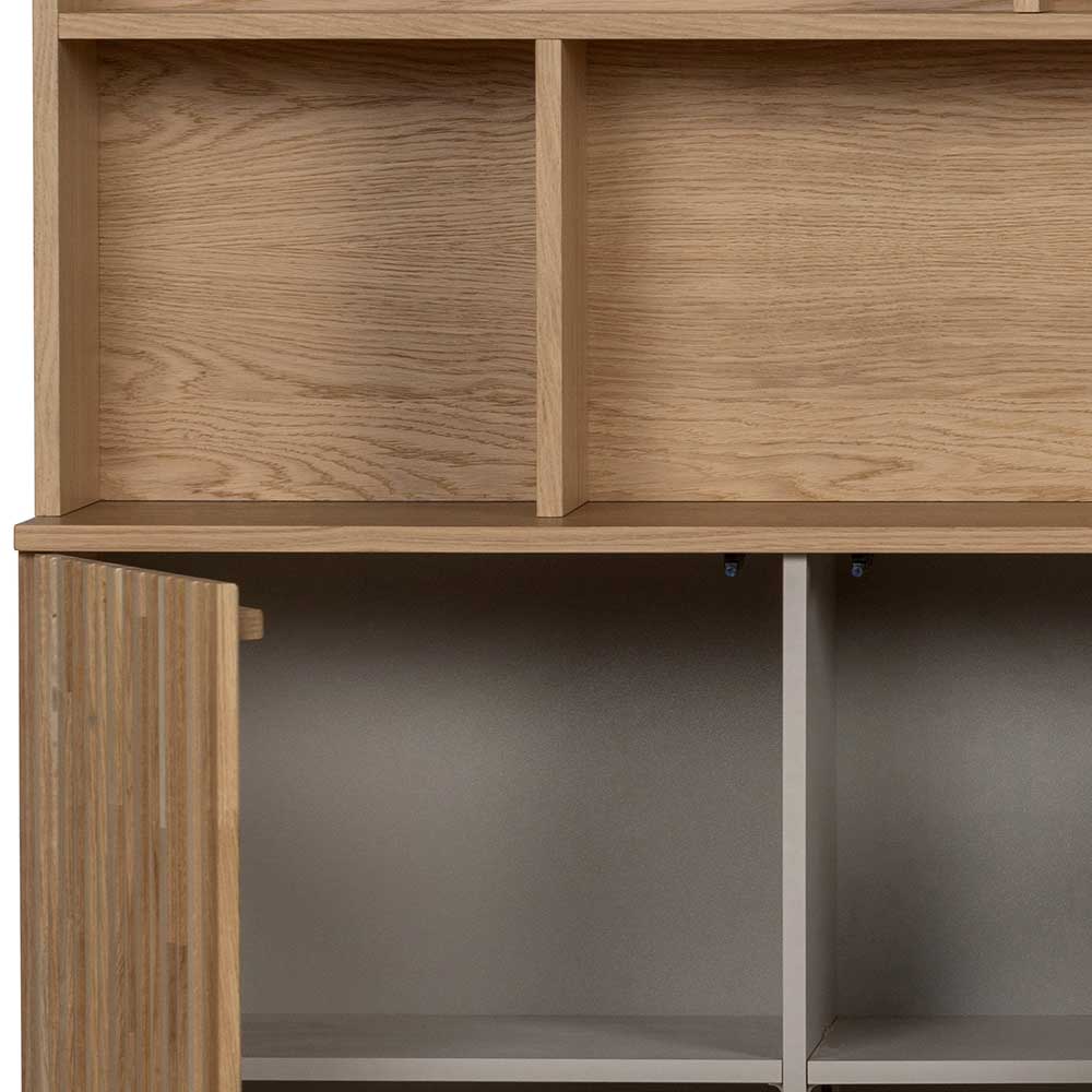 Wohnzimmerschrank mit 4 Türen & 7 Fächern - Cegrada