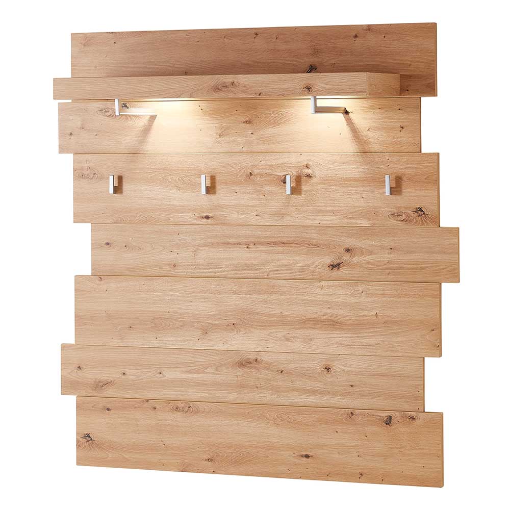 Garderobenpaneel in Holz Optik Wildeiche - Symbrosia
