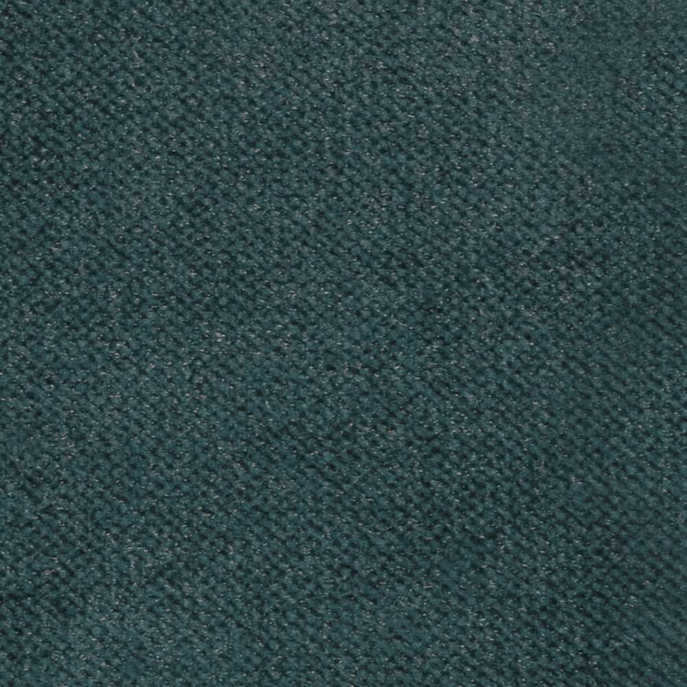 Samt Retro Polsterhocker in Blau - Fledos