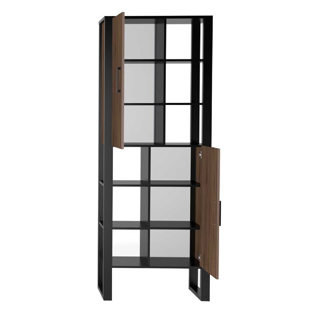 75x201x39 Standregal mit 6 Fächern & 2 Türen - Dudleys