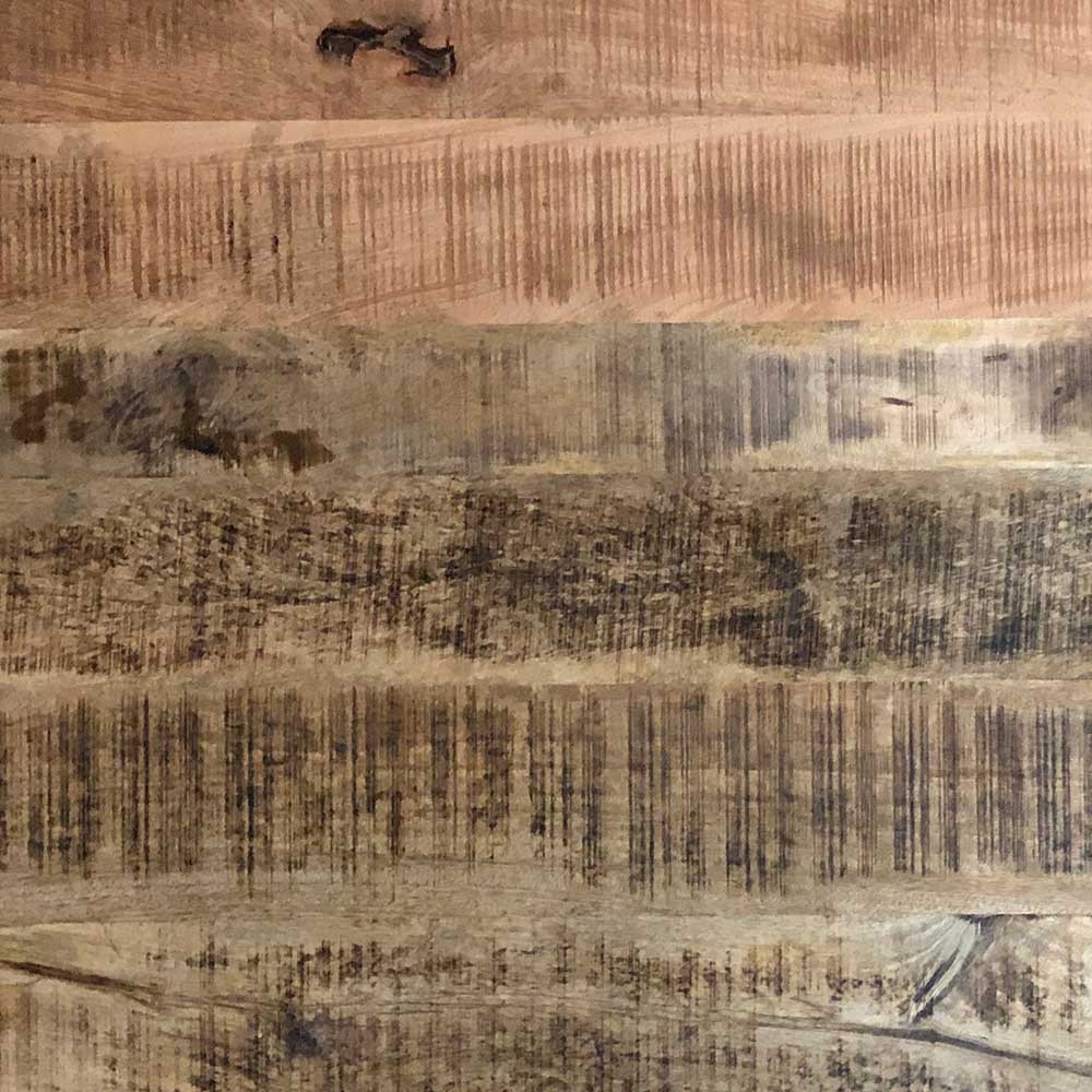 Baumkantentisch aus Mangobaum Massivholz - Danae