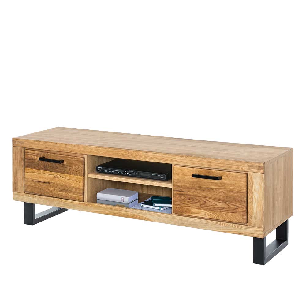 Loft TV Unterschrank in Wildeiche teilmassiv - Arello
