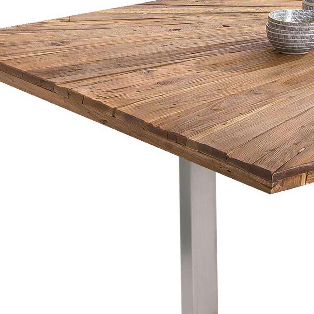 Design Esszimmertisch aus Altholz Teak - Liberty