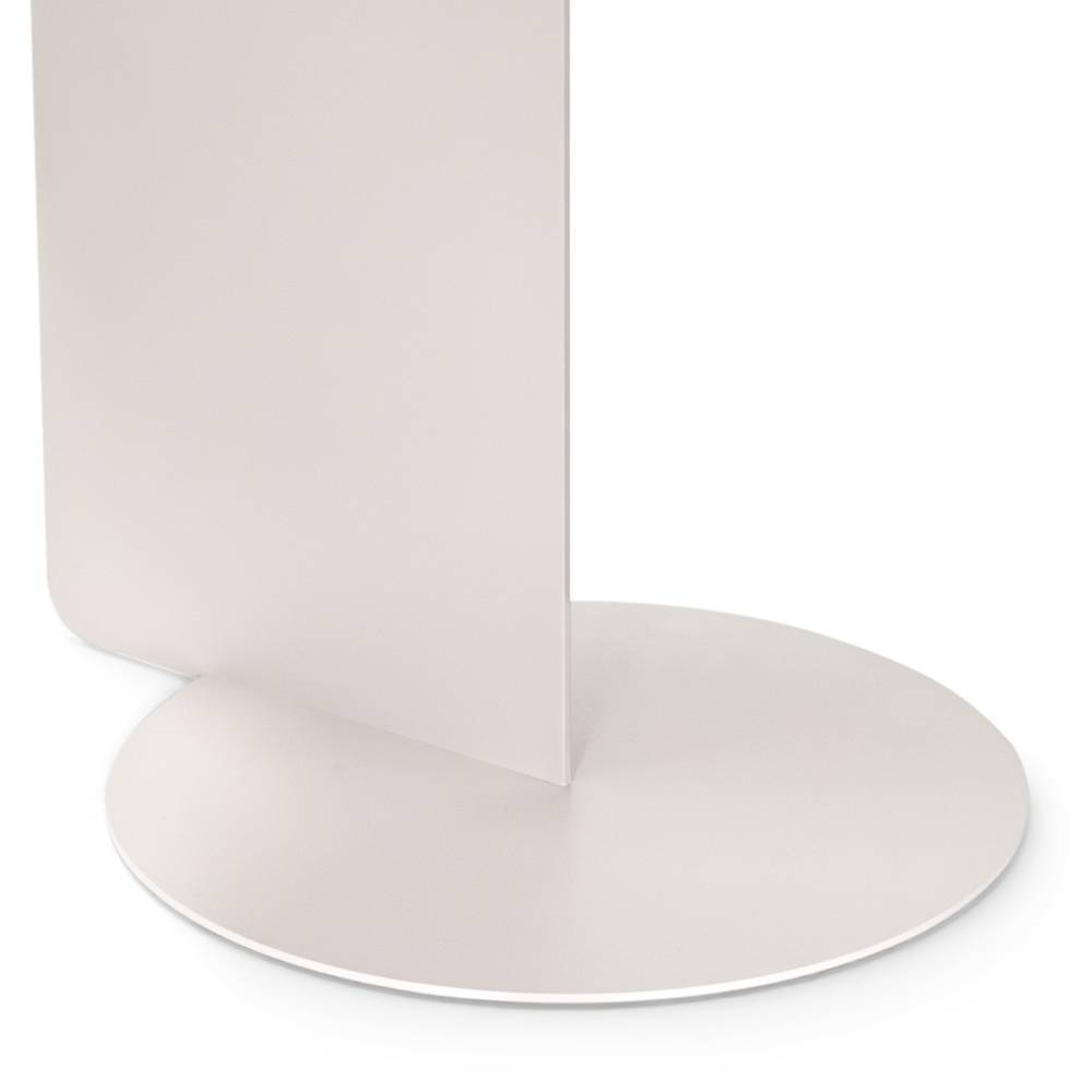 Stahl-Beistelltisch in Taupe - Jemilia