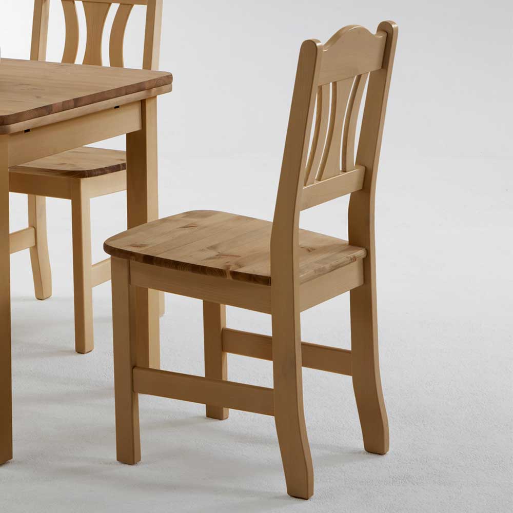 Esszimmerstuhl Laticosia aus Kiefer massiv (2er Set)